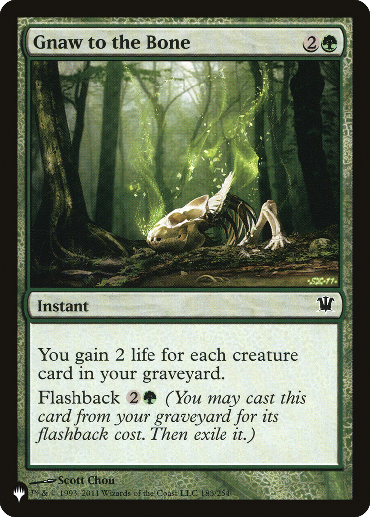 Gnaw to the Bone [The List] – Mana Confluence