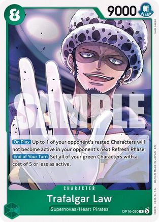 Trafalgar Law (030) (OP16-030) - The Time of Battle Foil