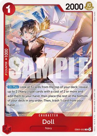 Doll (EB05-002) - Extra Booster: One Piece Heroine's Edition Vol. 2 Foil