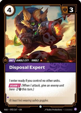 Disposal Expert (093/167) - Radiance Foil