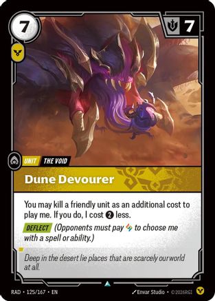 Dune Devourer (125/167) - Radiance Foil