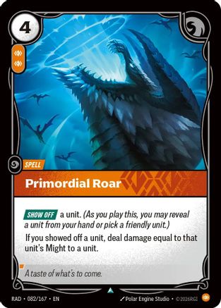 Primordial Roar (082/167) - Radiance Foil
