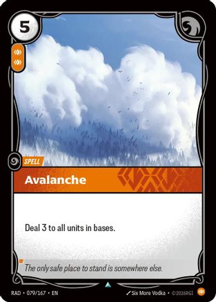 Avalanche (079/167) - Radiance Foil