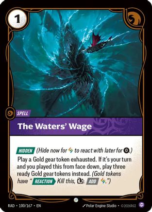 The Waters' Wage (100/167) - Radiance Foil