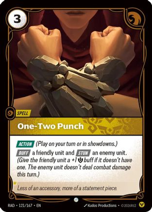 One-Two Punch (121/167) - Radiance Foil