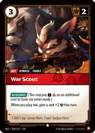 War Scout (008/167) - Radiance Foil