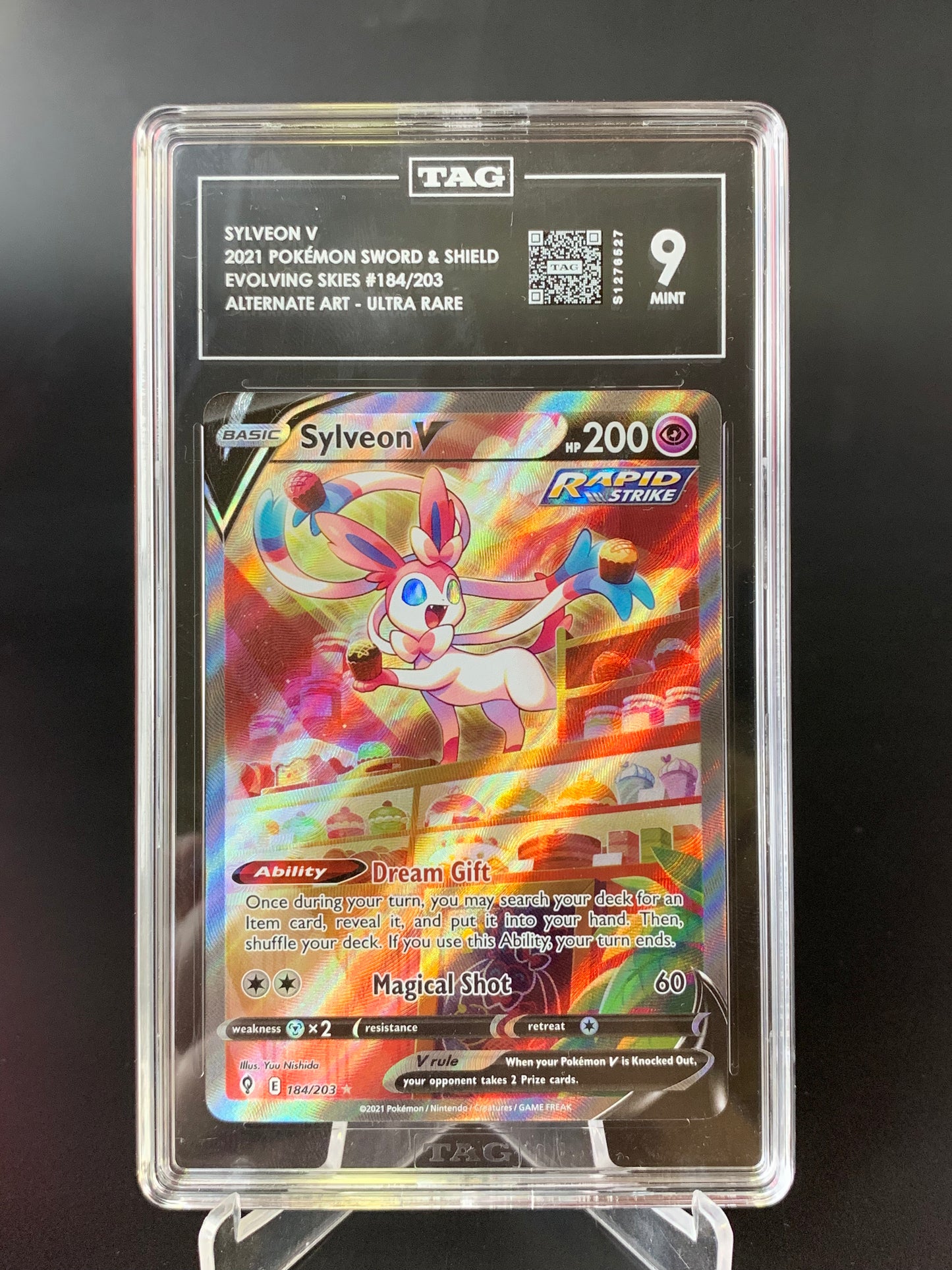 Tag Graded 9 Sylveon V