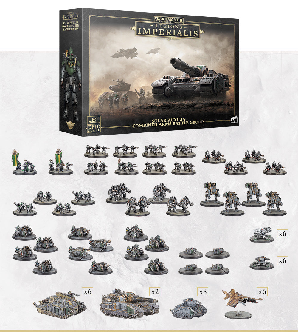 Legions Imperialis Solar Auxilia: Combined Arms Battle Group