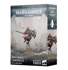 Adepta Sororitas: Canoness with jump pack