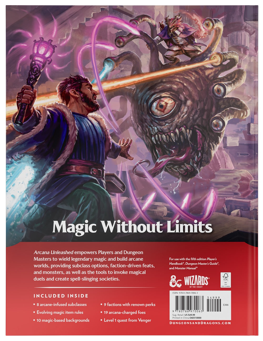 Dungeons & Dragons Arcana Unleashed Hardcover