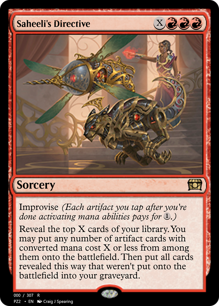 Saheeli's Directive (PZ2-70675) [Treasure Chest]