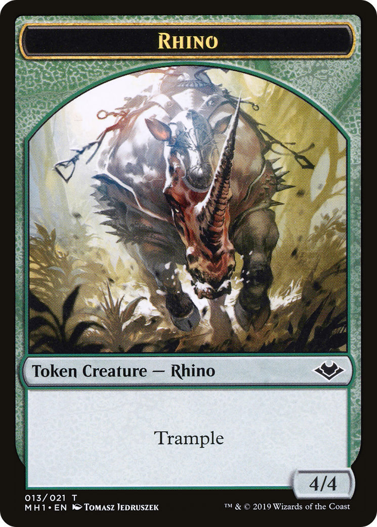 Rhino (TMH1-013) [Modern Horizons Tokens] Foil