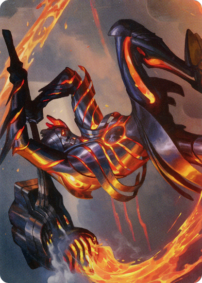 Forgehammer Centurion // Forgehammer Centurion (AONE-026) (Borderless) [Phyrexia: All Will Be One Art Series] Foil