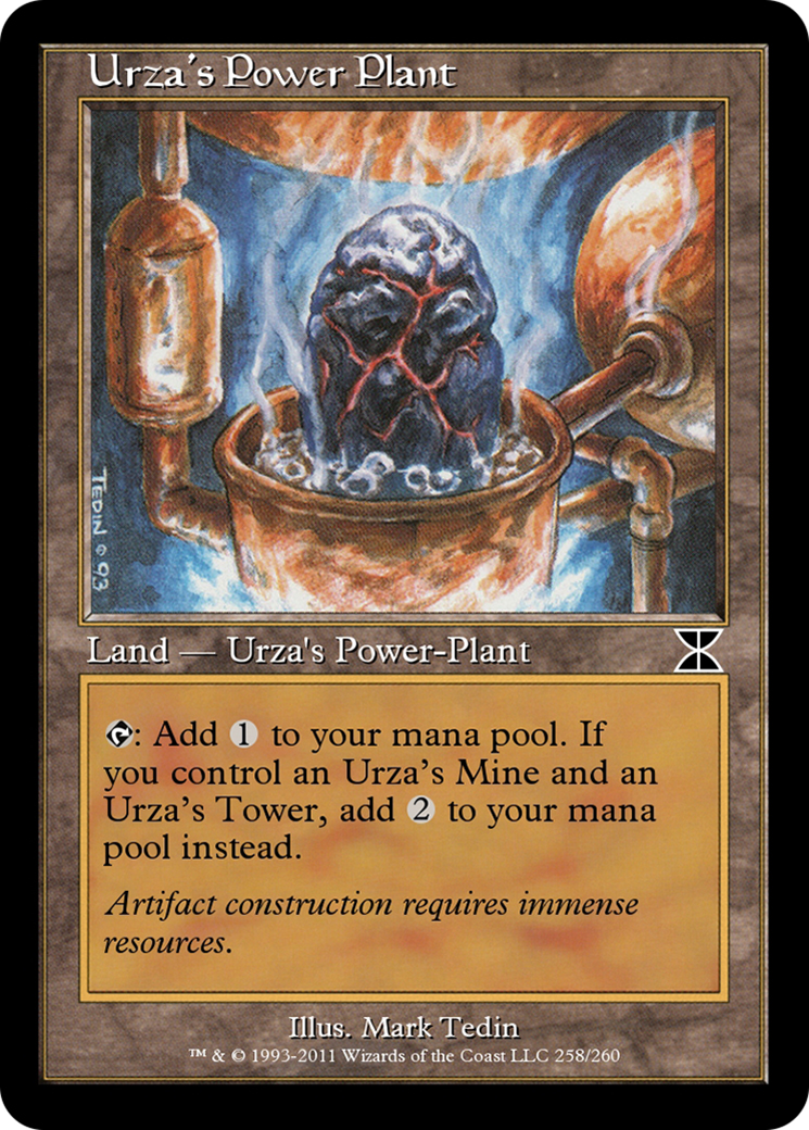 Urza's Power Plant (ME4-258A) [Masters Edition IV] Foil