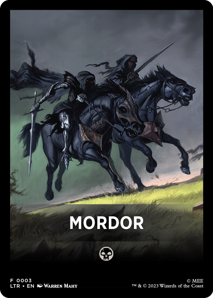 Mordor (FLTR-003) [Tales of Middle-earth Front Cards]
