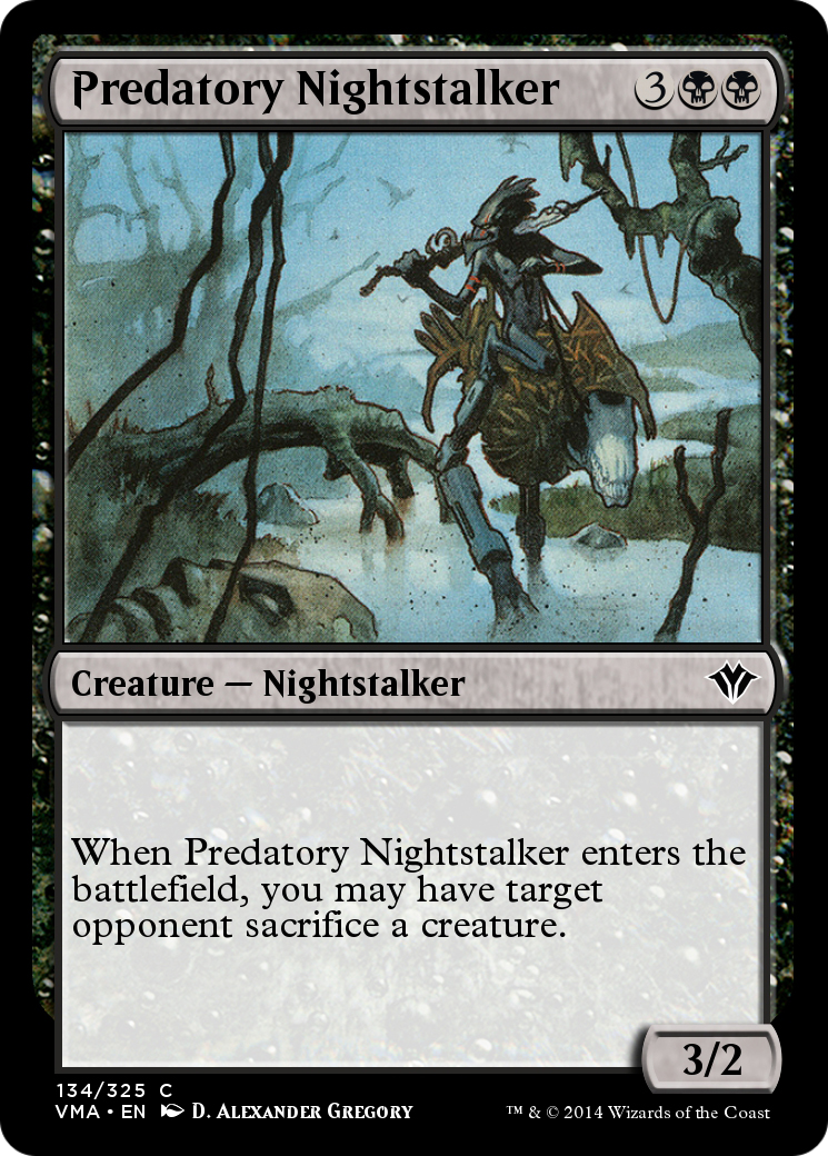 Predatory Nightstalker (VMA-134) [Vintage Masters] Foil