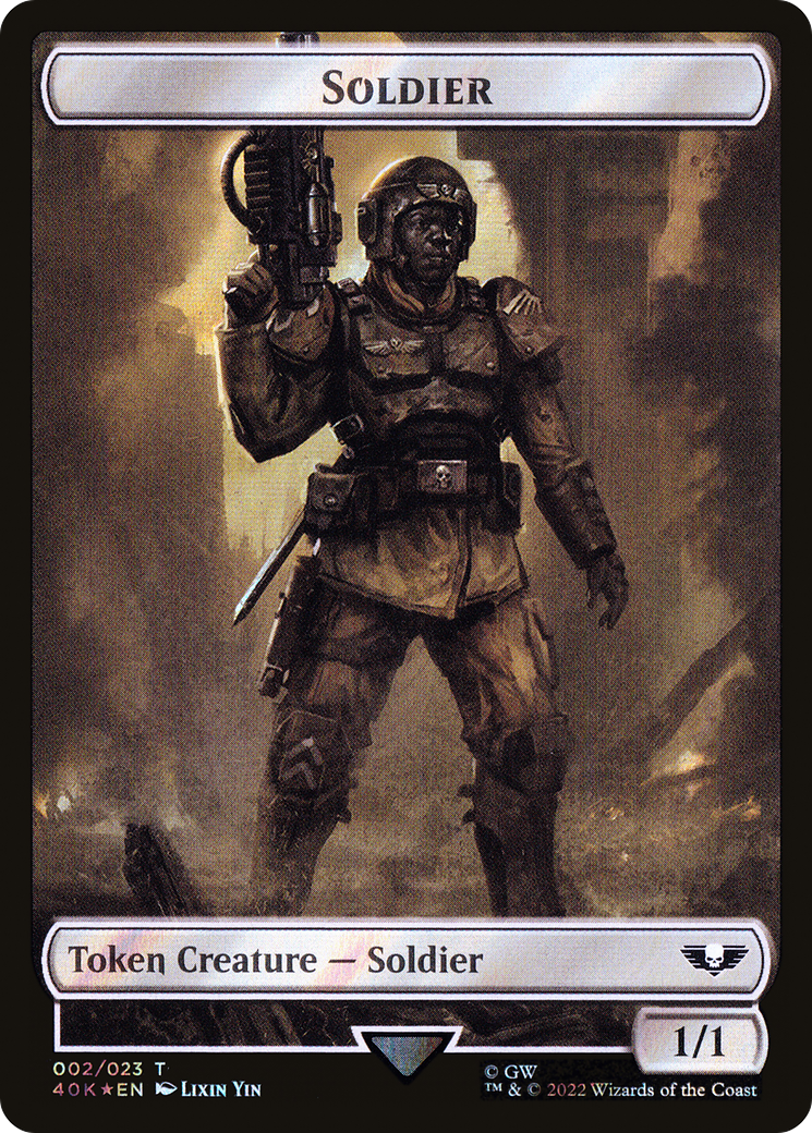 Soldier (T40K-02★) [Warhammer 40,000 Tokens] Foil