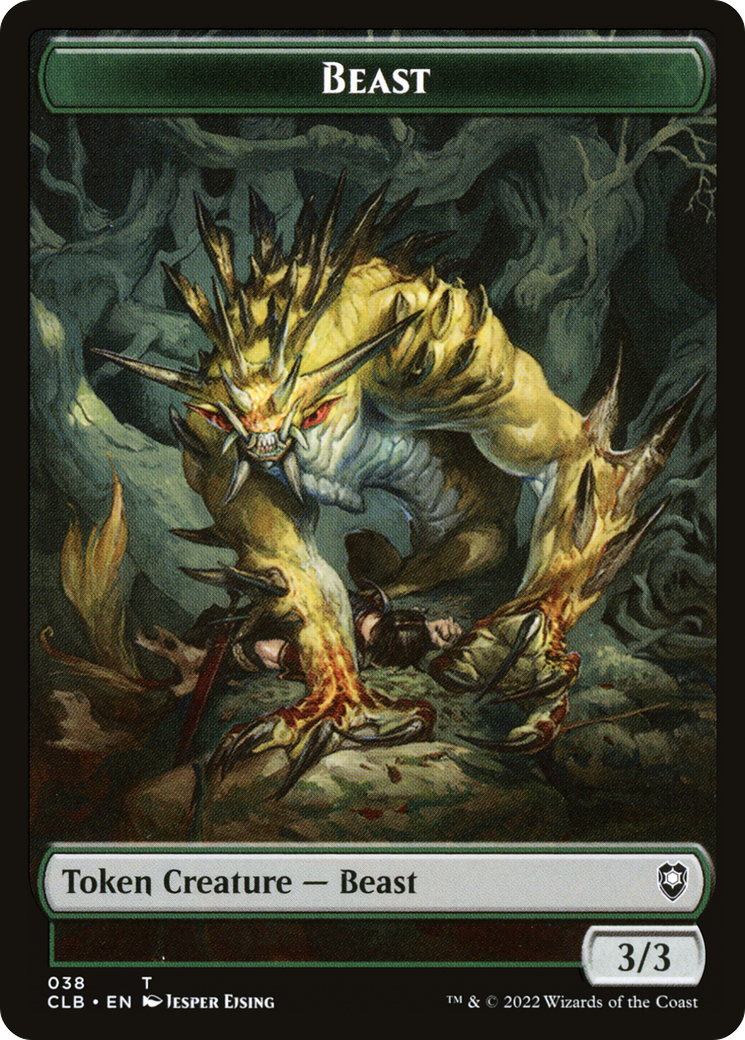 Beast (TCLB-038) [Battle for Baldur's Gate Tokens]