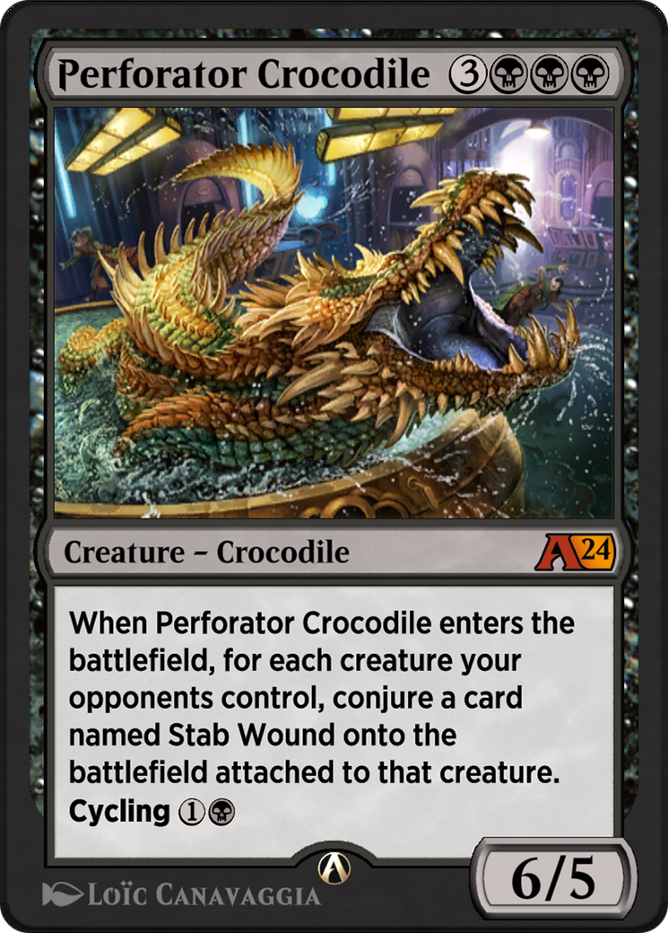 Perforator Crocodile (YMKM-011) [Alchemy: Murders at Karlov Manor ]