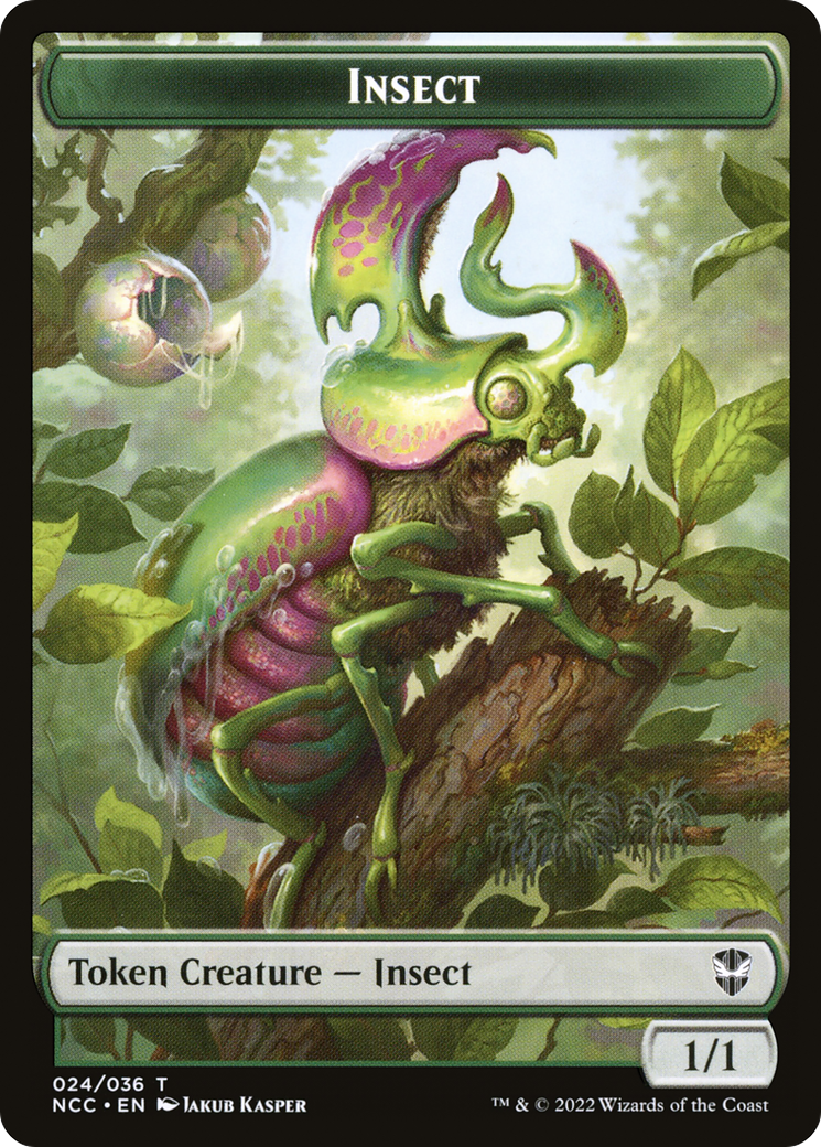 Insect (TNCC-024) [New Capenna Commander Tokens] Foil