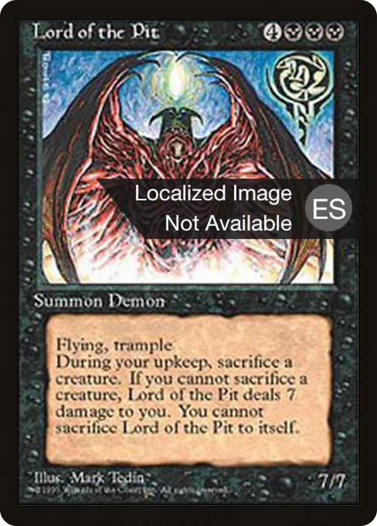 Lord of the Pit (4BB-144) [Fourth Edition Foreign Black Border]
