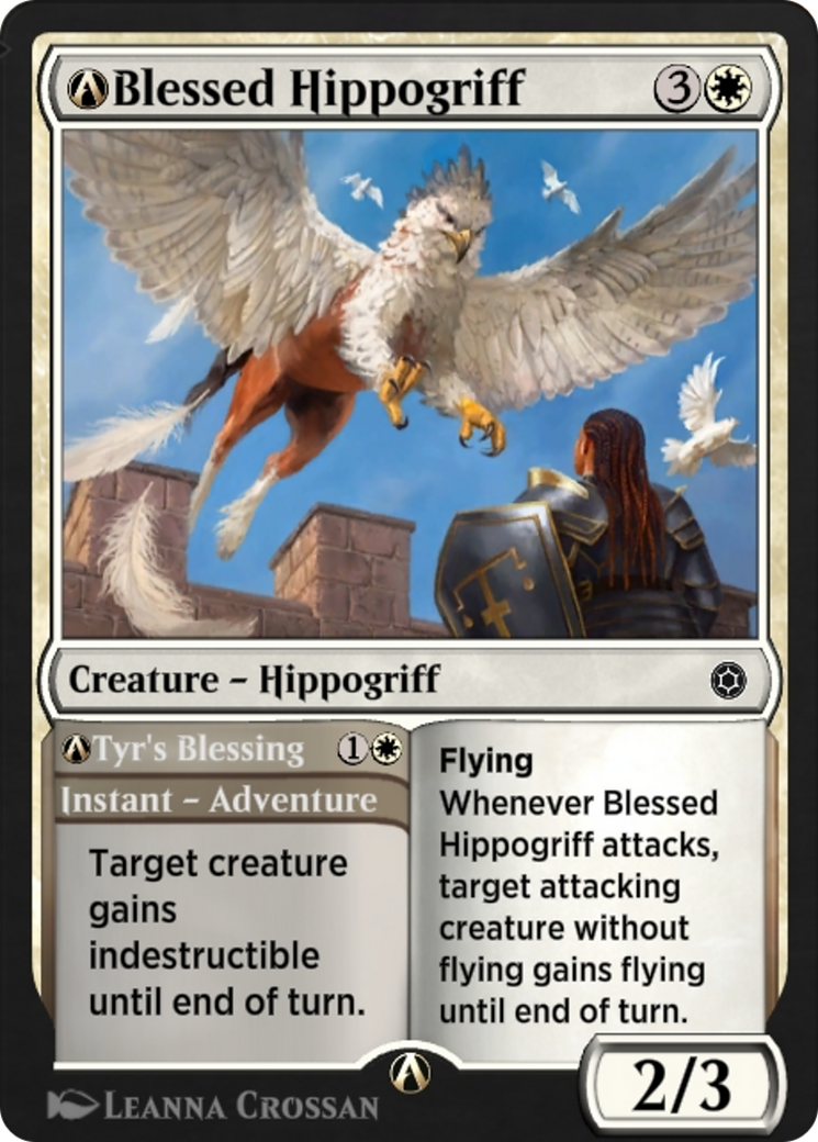 A-Blessed Hippogriff // A-Tyr's Blessing (HBG-A-85) [Alchemy Horizons: Baldur's Gate]