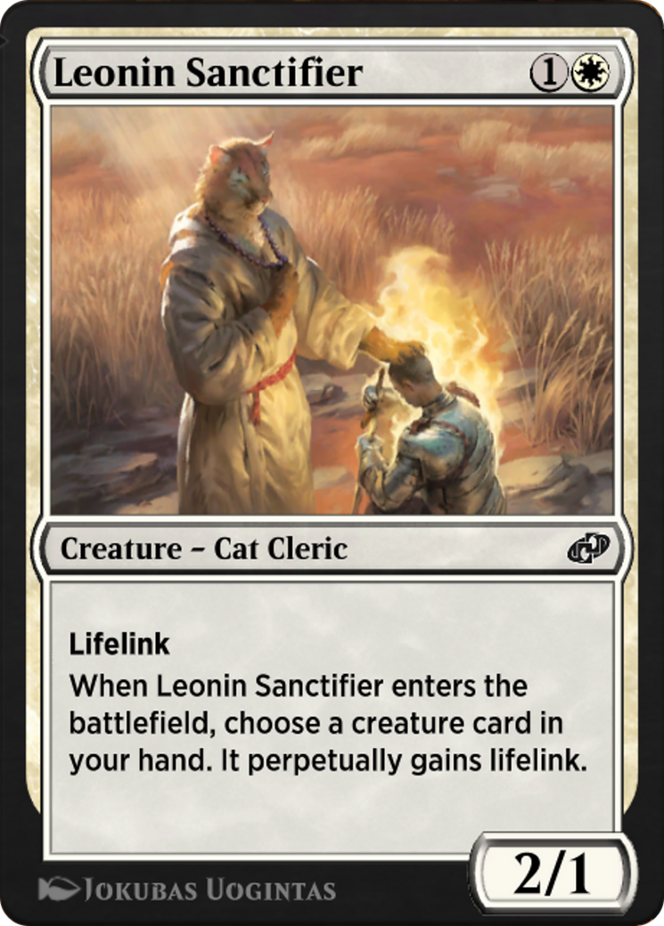 Leonin Sanctifier (J21-004) [Jumpstart: Historic Horizons]