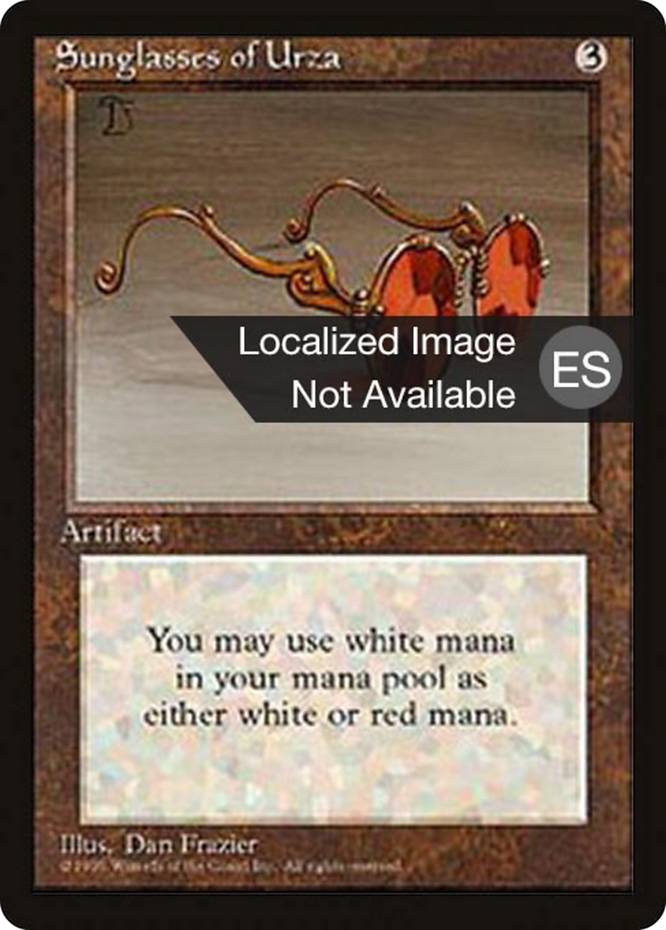 Sunglasses of Urza (4BB-347) [Fourth Edition Foreign Black Border]