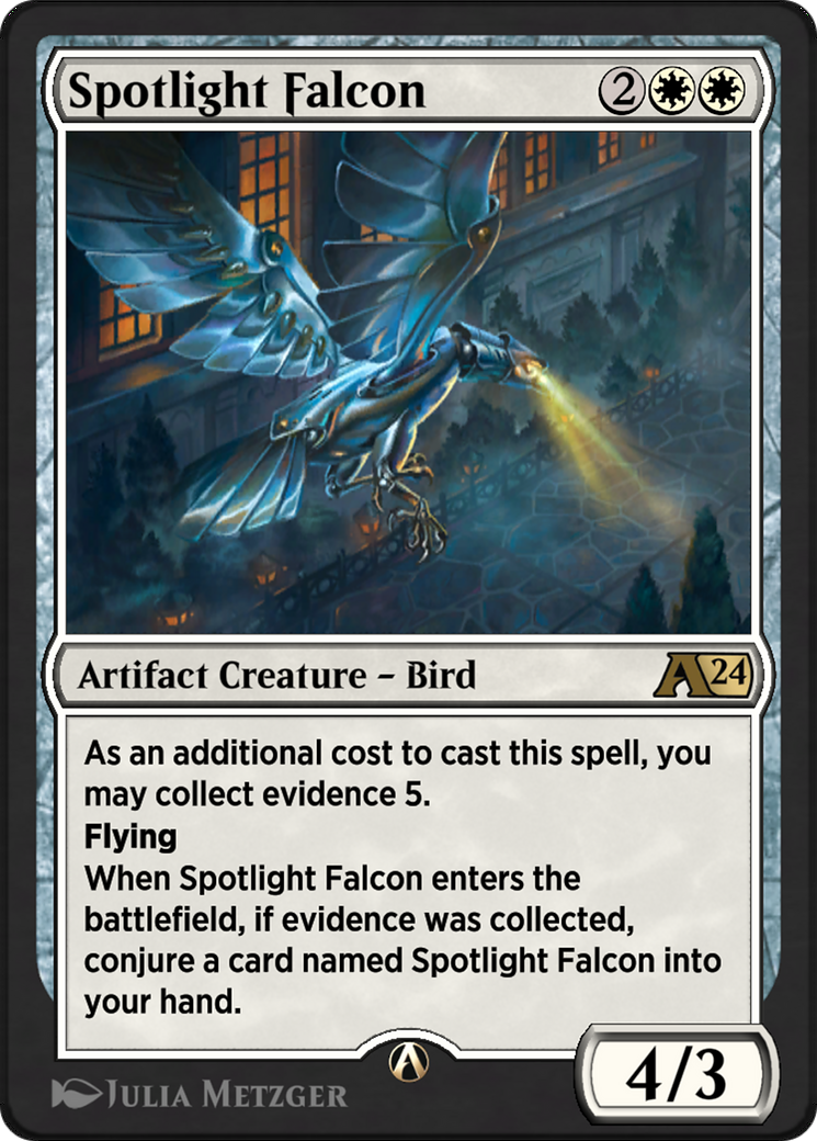 Spotlight Falcon (YMKM-003) [Alchemy: Murders at Karlov Manor ]