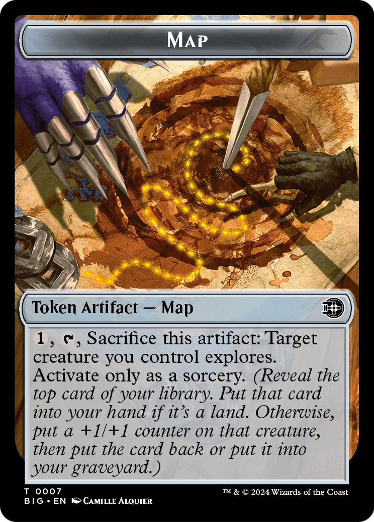 Map (TBIG-007) [The Big Score Tokens] Foil