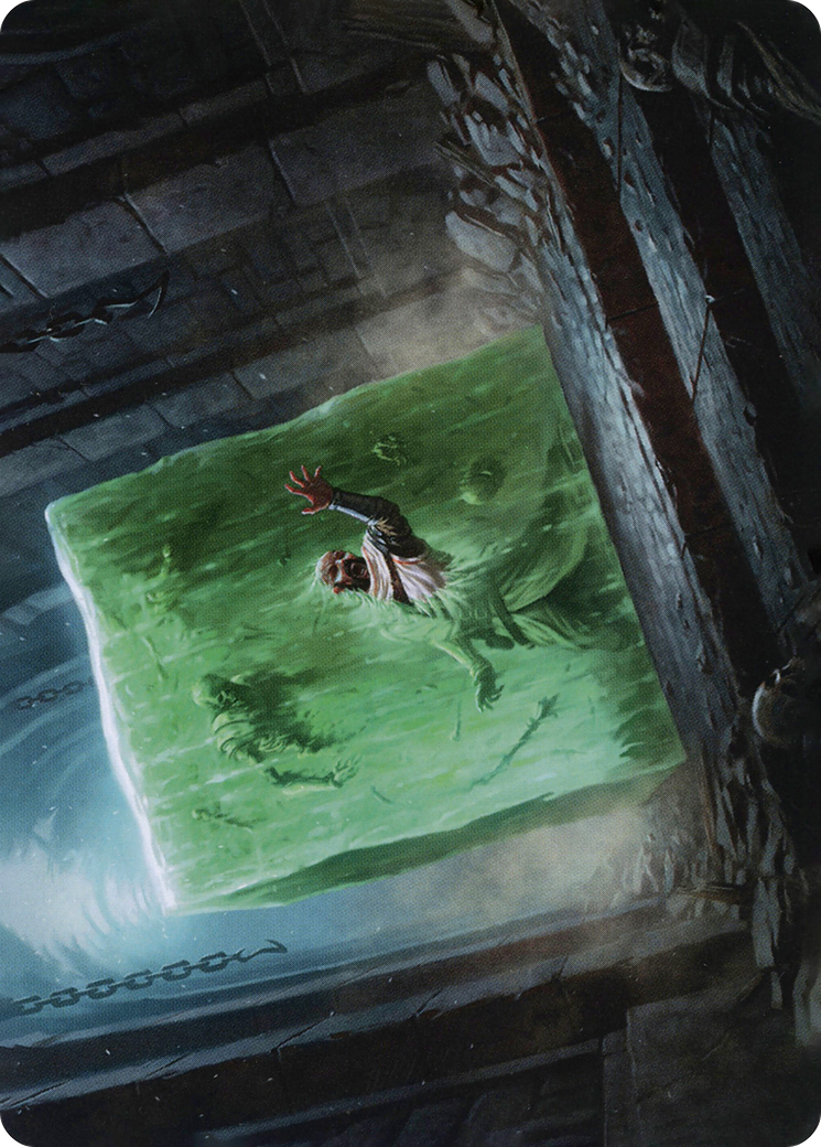 Gelatinous Cube // Gelatinous Cube (AAFR-007) (Borderless) [Adventures in the Forgotten Realms Art Series]