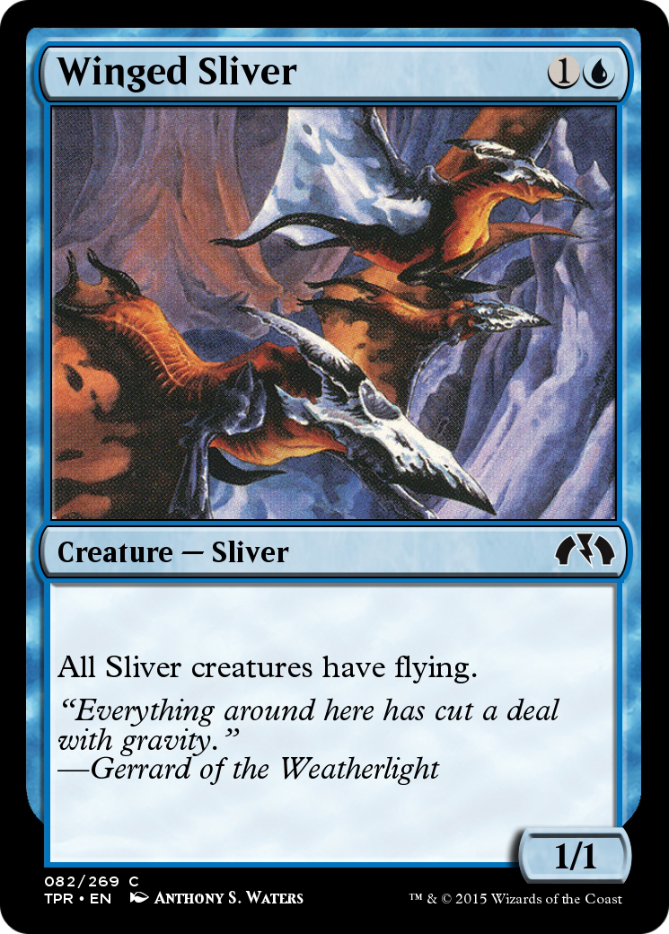 Winged Sliver (TPR-082) [Tempest Remastered] Foil
