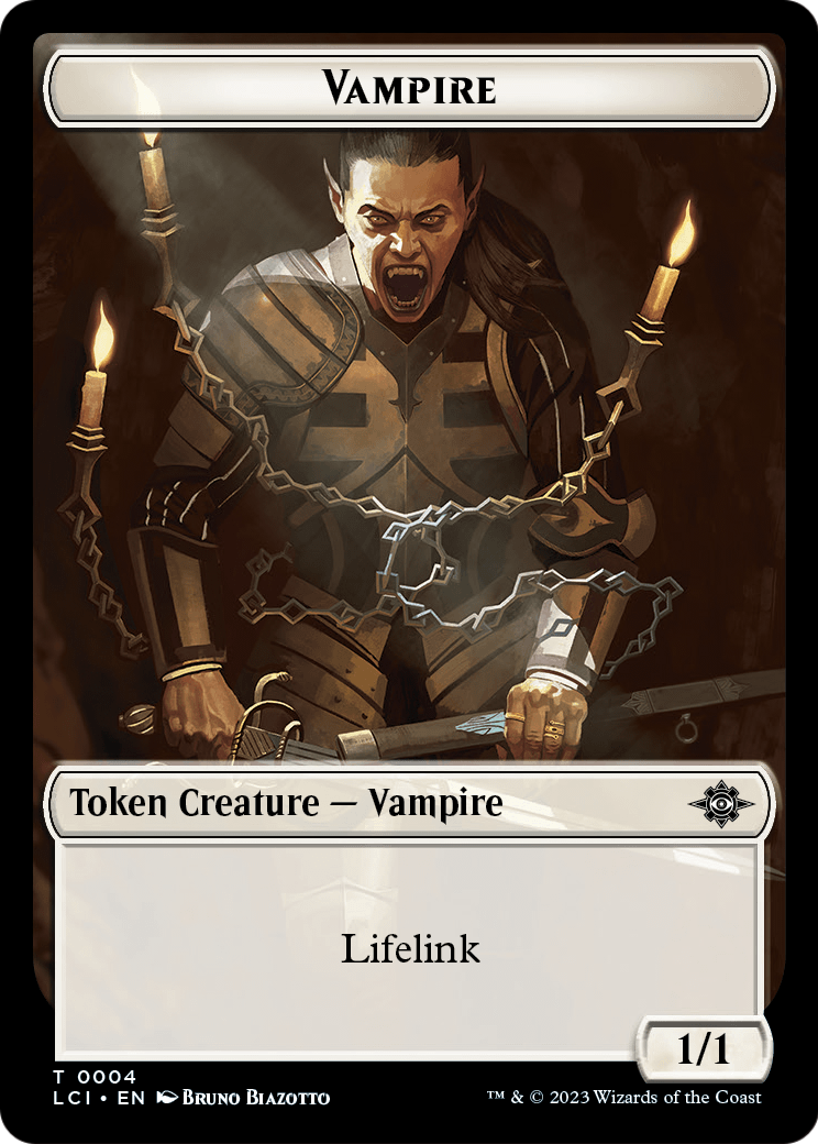 Vampire (TLCI-004) [The Lost Caverns of Ixalan Tokens] Foil