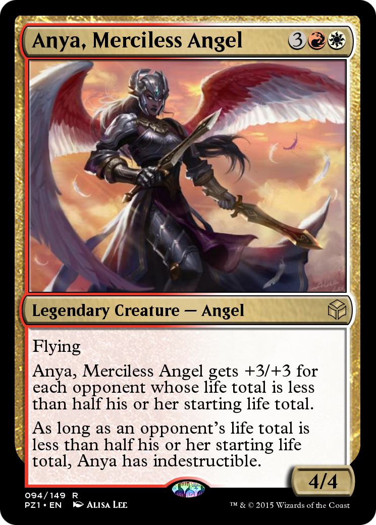 Anya, Merciless Angel (PZ1-094) [Legendary Cube Prize Pack]