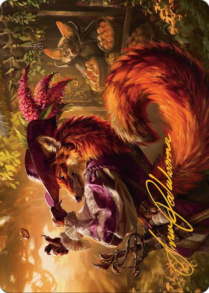 Mr. Foxglove // Mr. Foxglove (ABLB-031) (Borderless) [Bloomburrow Art Series]