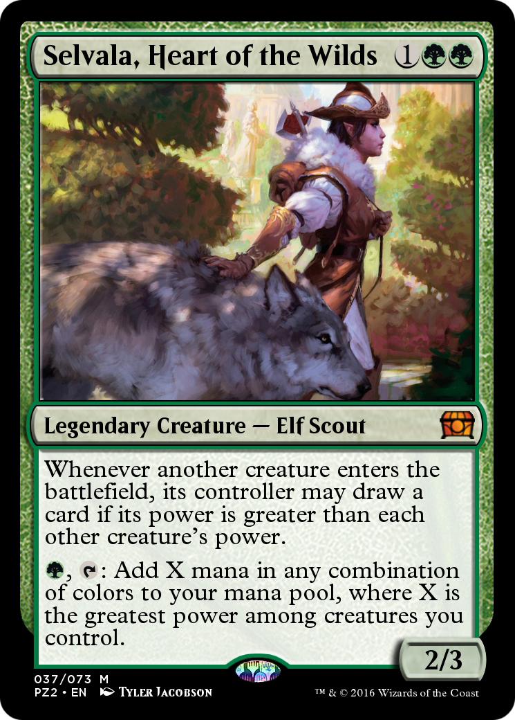 Selvala, Heart of the Wilds (PZ2-037) [Treasure Chest] Foil