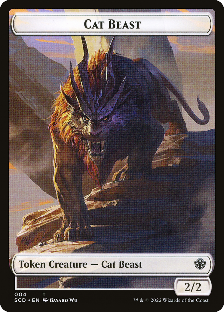Cat Beast (TSCD-004) [Starter Commander Deck Tokens]