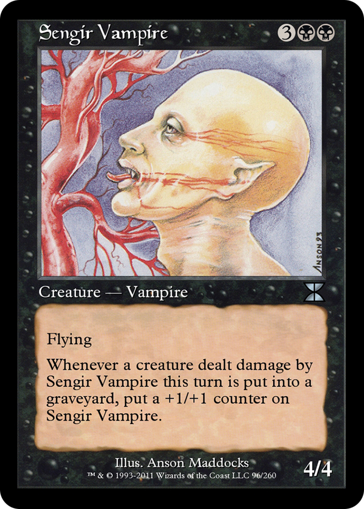 Sengir Vampire (ME4-096) [Masters Edition IV] Foil