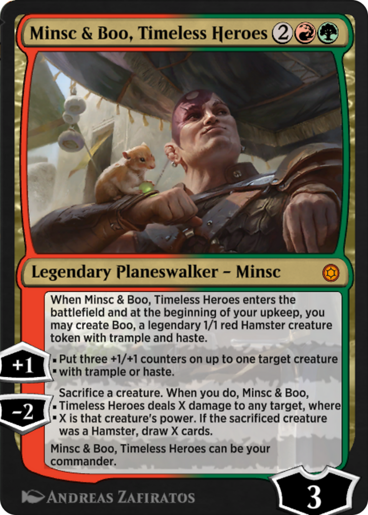 Minsc & Boo, Timeless Heroes (HBG-243) [Alchemy Horizons: Baldur's Gate]