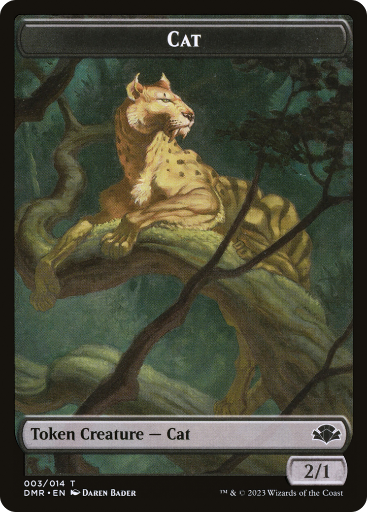 Cat (TDMR-003) [Dominaria Remastered Tokens]