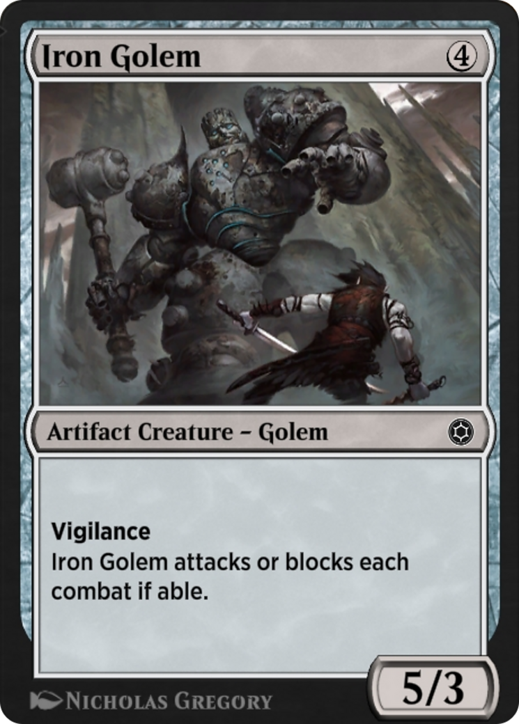 Iron Golem (HBG-258) [Alchemy Horizons: Baldur's Gate]