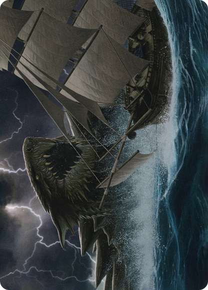 Dragon Turtle // Dragon Turtle (AAFR-010) (Borderless) [Adventures in the Forgotten Realms Art Series] Foil
