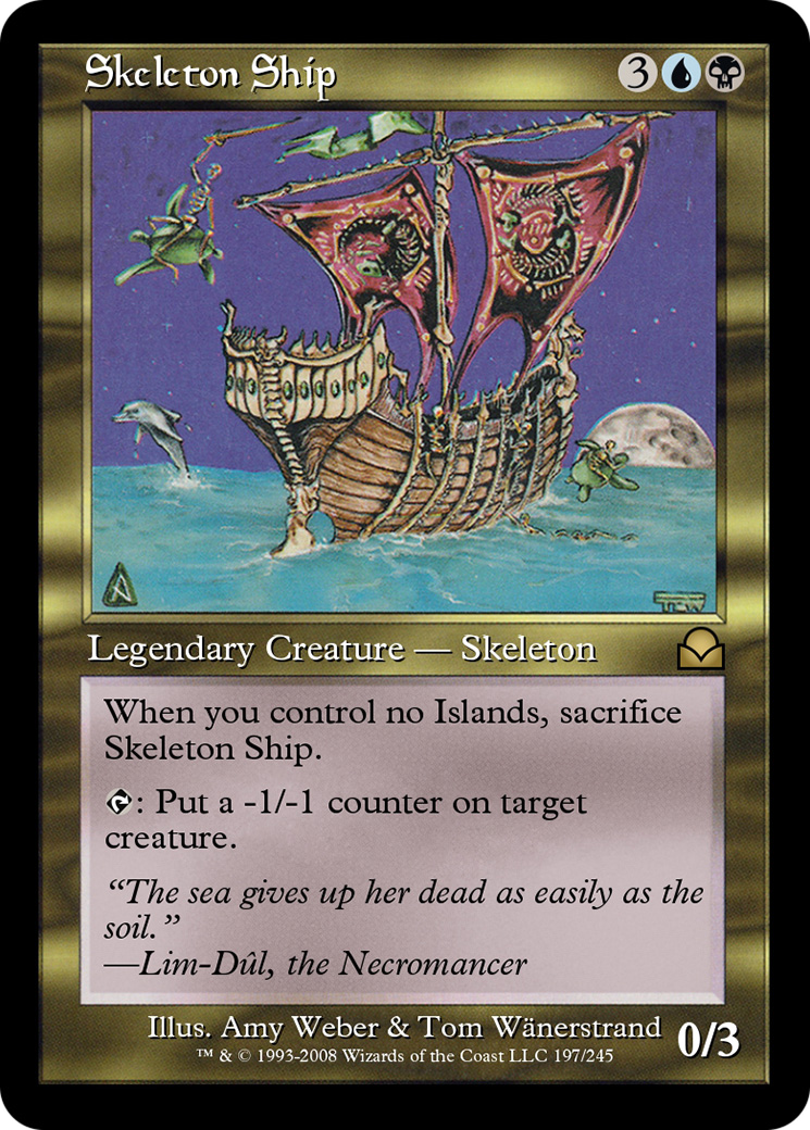 Skeleton Ship (ME2-197) [Masters Edition II] Foil