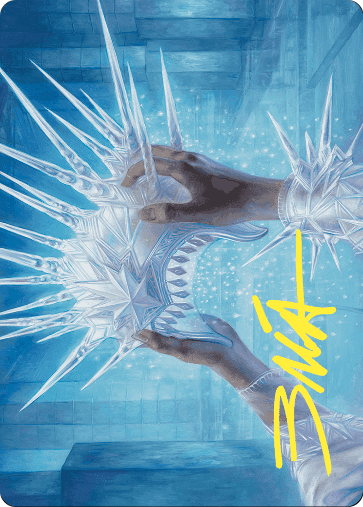 Hylda's Crown of Winter // Hylda's Crown of Winter (AWOE-043) (Borderless) [Wilds of Eldraine Art Series] Foil