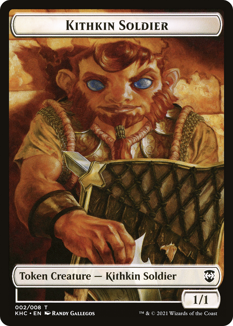 Kithkin Soldier (TKHC-002) [Kaldheim Commander Tokens]