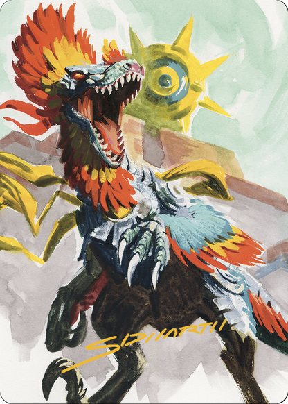 Pantlaza, Sun-Favored // Pantlaza, Sun-Favored (ALCI-075) (Borderless) [The Lost Caverns of Ixalan Art Series]