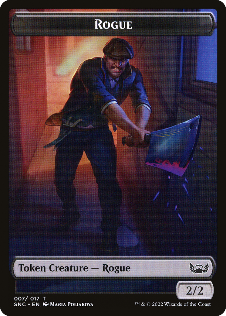 Rogue (TSNC-007) [Streets of New Capenna Tokens] Foil