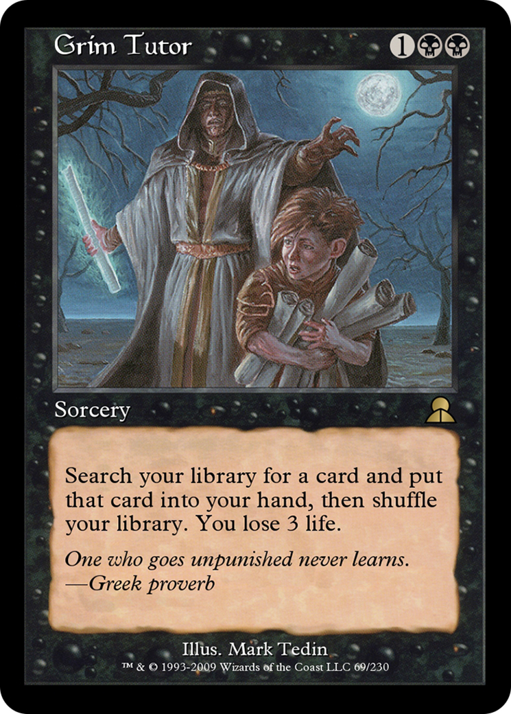 Grim Tutor (ME3-069) [Masters Edition III]