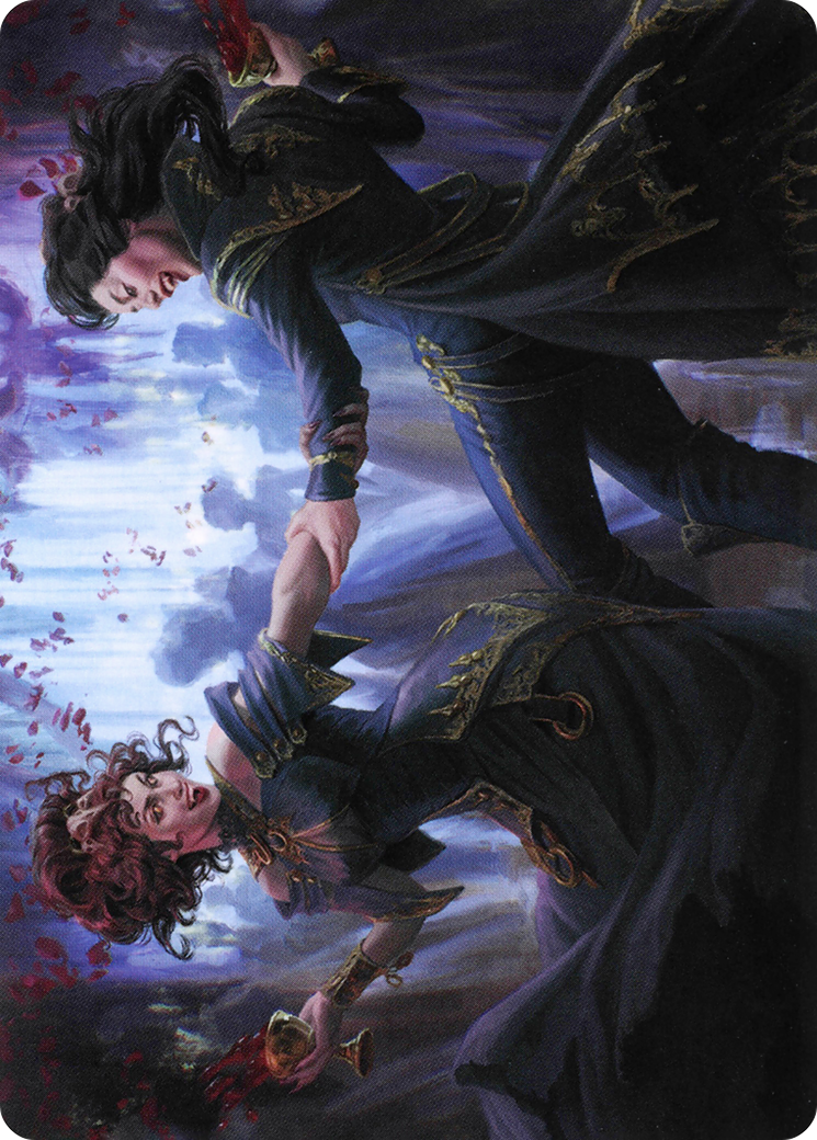 Falkenrath Celebrants // Falkenrath Celebrants (AVOW-043) (Borderless) [Crimson Vow Art Series] Foil
