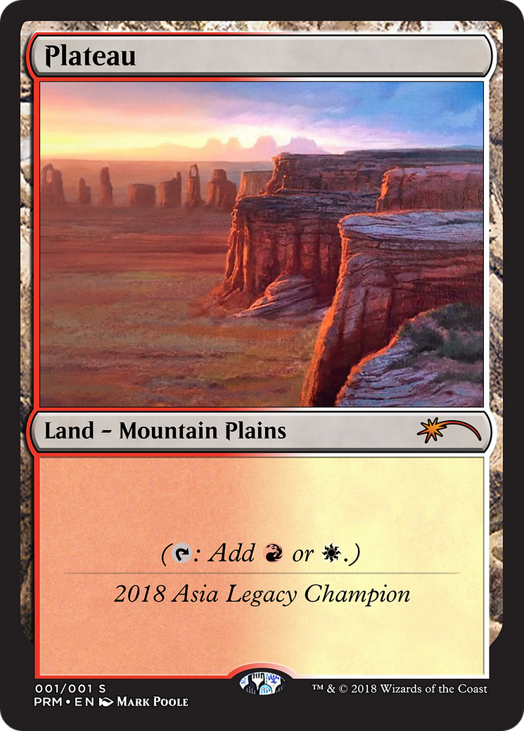 Plateau (OLGC-2018A) [Legacy Championship]